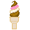 Favorite Swirly Icecream/Frozen Yogurt - Neopolitan
